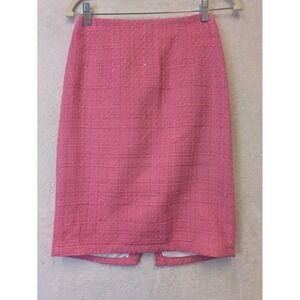 Pink Tweed Sparkle Pencil Skirt Women's‎ Size XS